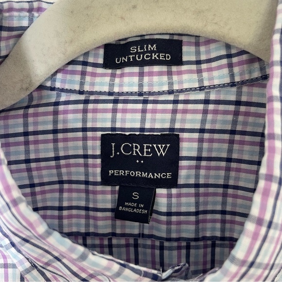 NEW WITH TAGS J. Crew Factory Slim Untucked Washed‎ Performance Casual Shirt S - Picture 3 of 5